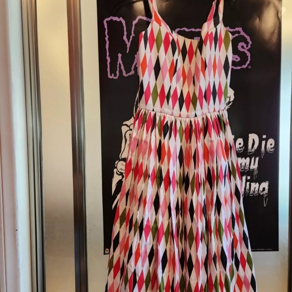 Pinup Girl Clothing Harelquin Dress - Picture 2 of 3